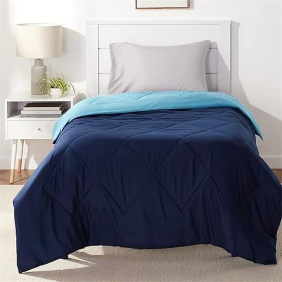 Basics Reversible Lightweight Microfiber Comforter Blanket - Picture 7 of 7